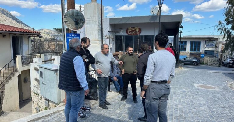 Κρήτη | Επισκέψεις Αντιδημάρχων στις Δημοτικές Κοινότητες Κορφών και Ροδιάς