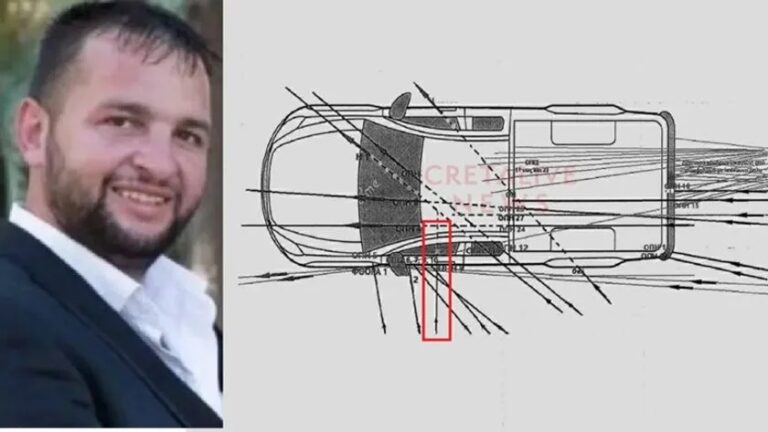 Μακελειό στα Βορίζια: “Σουρωτήρι” έγινε το αυτοκίνητο του Καργάκη – Σοκαριστική η αποτύπωση των πυρών – Δείτε το διάγραμμα