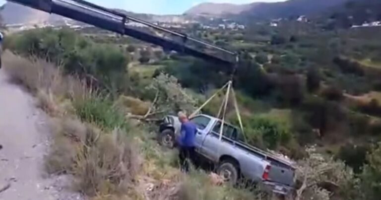 Κρήτη | Νεωκόρος έπεσε με το αυτοκίνητο του σε γκρεμό – Τον απεγκλώβισαν κάτοικοι και συνέχισαν τη λειτουργία