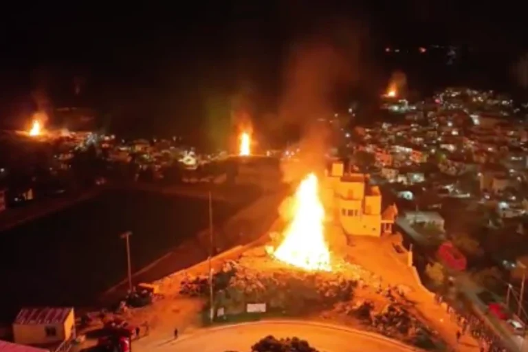 Σε ποια περιοχή της Κρήτης γίνεται Ανάσταση σε έξι εκκλησιές με έξι φωτιές και έξι “Ιούδες” να καίγονται! | Video