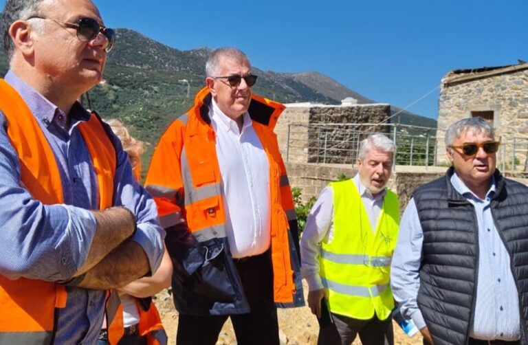 Νίκος Ταχιάος: Αυτοψία στα εργοτάξια και τις αρχαιολογικές εργασίες του ΒΟΑΚ