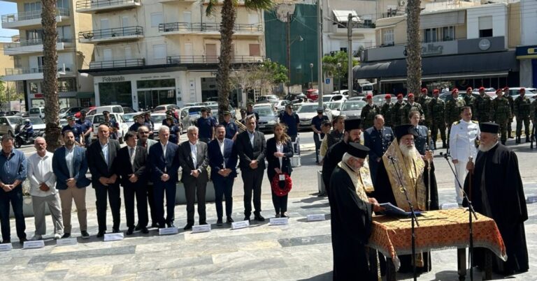 Ο Χάρης Μαμουλάκης στην 85η Επέτειο από την Μάχη της Κρήτης