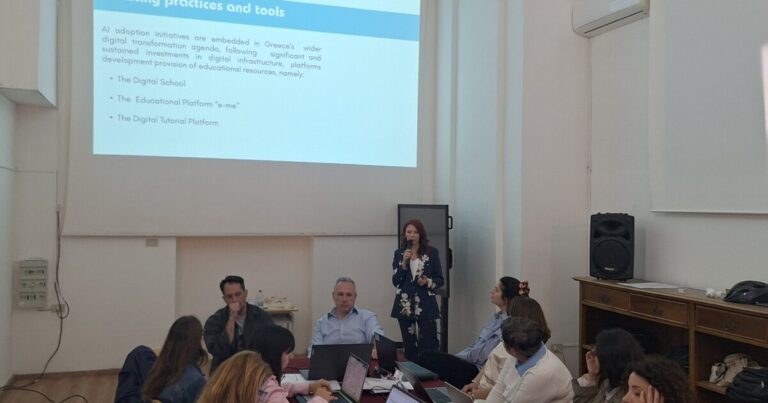 Η Περιφερειακή Διεύθυνση Εκπαίδευσης Κρήτης στο ευρωπαϊκό πρόγραμμα Erasmus+ AI Academy